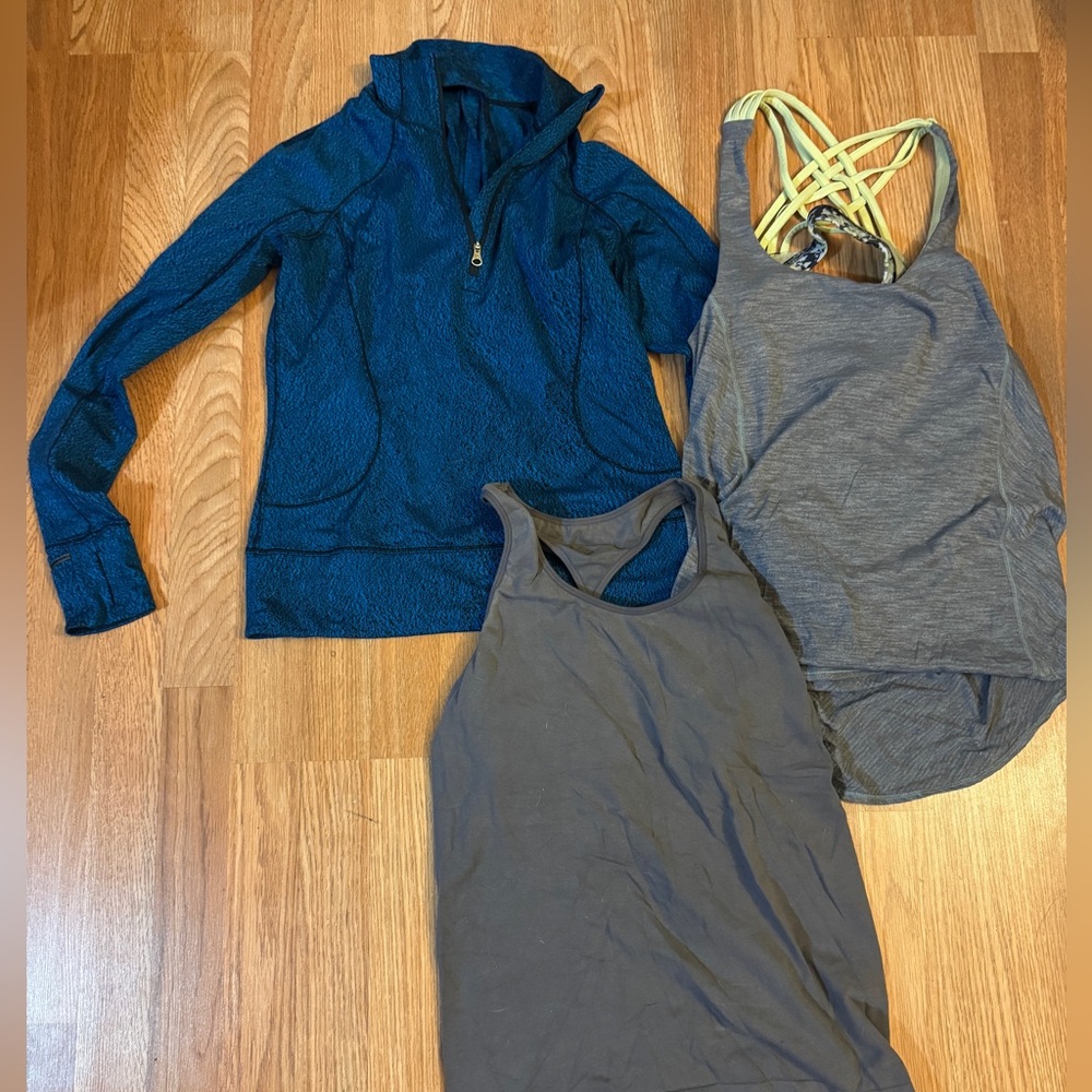 Lululemon Pullover and Athletic Tops Bundle